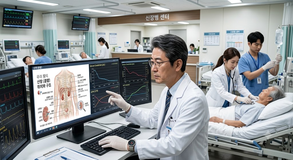 신장 사구체여과율 수치 검사와 비뇨기계 질환 연관성 분석